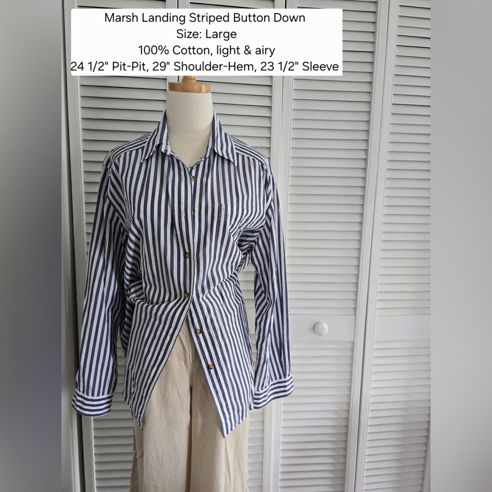 Marsh Landing Striped Shirt